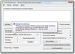 File Renamer to rename files, renaming files in ba icon